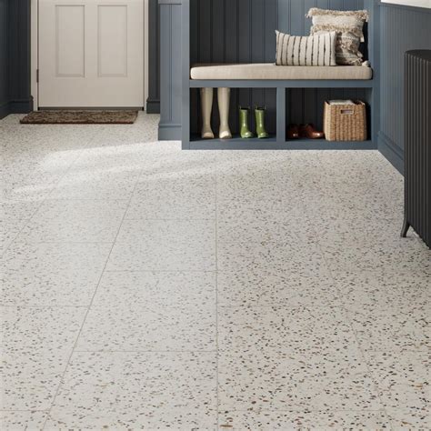 Oake And Gray Light Terrazzo Xl Luxury Rigid Vinyl Flooring With