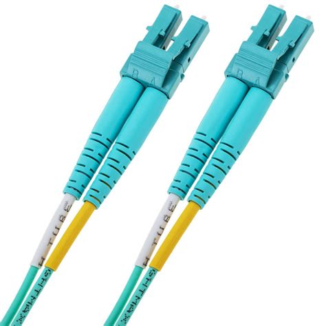 Cable OM3 de fibra òptica de LC a LC multimode duplex 50 125 1m