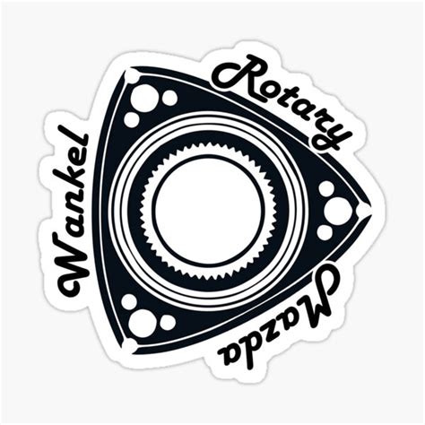 Rotary Motor Mazda Sticker By Marianstore Redbubble