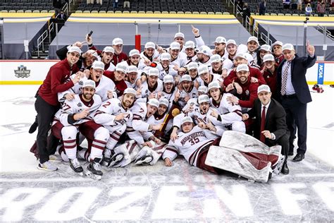 Umass Dominates Overtime Stops Minnesota Duluth To Reach Ncaa Men’s Hockey Championship