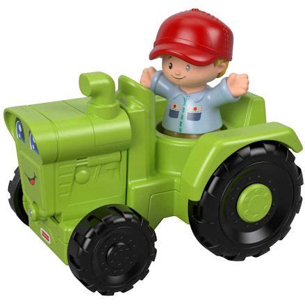 Fisher-Price CDH48: Little People Wheelies Tractor - Toy Farmers