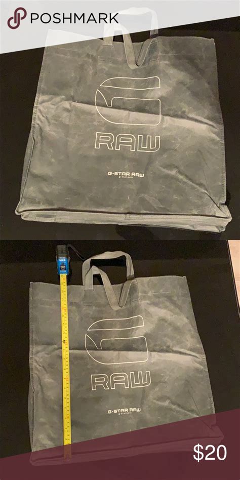 Large G Star Raw Reusable Shopping Tote Bag Reusable Shopping Tote