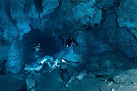 Worlds Longest Underwater Crystal Cave In Deep Russian Waters