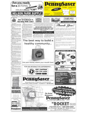 Fillable Online Advertisingharlan Newspapers Fax Email Print Pdffiller