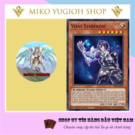 Miko Yugioh Thẻ Bài Yugioh Chính Hãng Tiếng Nhật Visas Starfrost Difo Shopee Việt Nam