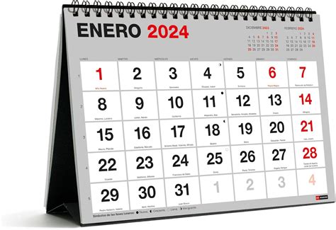 Miquelrius Calendario Sobremesa 2024 Basic Con números grandes