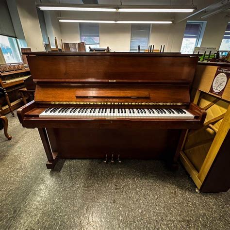 Used Samick Su105 Upright Piano In Polished Ebony Merriam