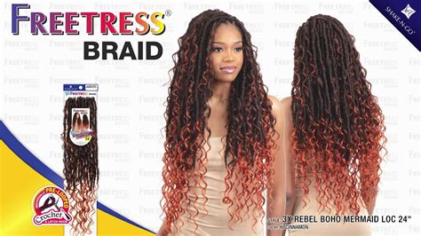 Freetress Braid 3X Rebel Boho Mermaid Loc 24 YouTube