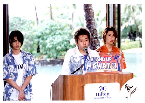 Arashi Stand Up Hawaii Masaki Aiba Jun Matsumoto Kazuya