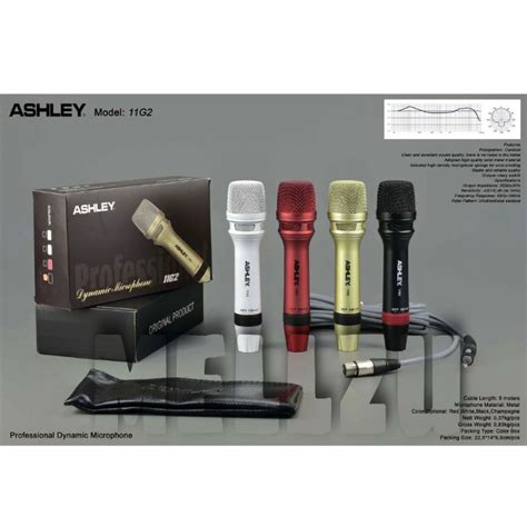 Jual Mic Kabel Ashley G Original Ashley G Shopee Indonesia