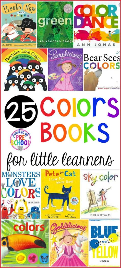 25 Color Books for Little Learners | Preschool colors, Preschool color ...