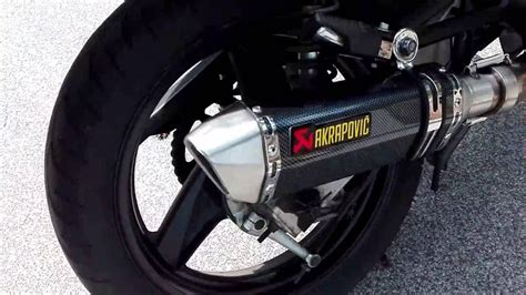 Kawasaki Er Sound Akrapovic Exhaust No Dbkiller Youtube