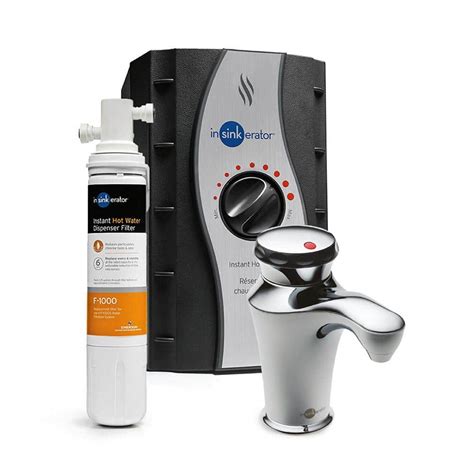 InSinkErator Invite Contour Instant Hot Water Dispenser W Standard Filtration System Handle