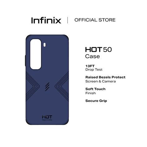 Infinix Hot Case FT Drop Tested Raised Bezels Protect Screen Camera Soft Touch FInish