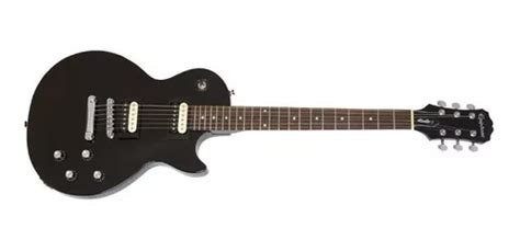 Guitarra El Ctrica Epiphone Les Paul Studio Lt De Caoba Ebony Con