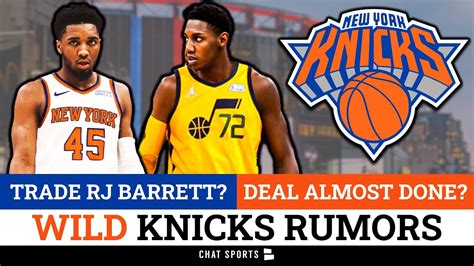 WILD Donovan Mitchell Trade Rumors Knicks OFFERED RJ Barrett In Trade