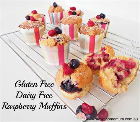 Gluten Free Dairy Free Raspberry Muffins | Stay at Home Mum