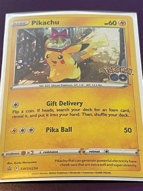 Pokémon TCG Pikachu SWSH Black Star Promos SWSH234 Holo Promo eBay