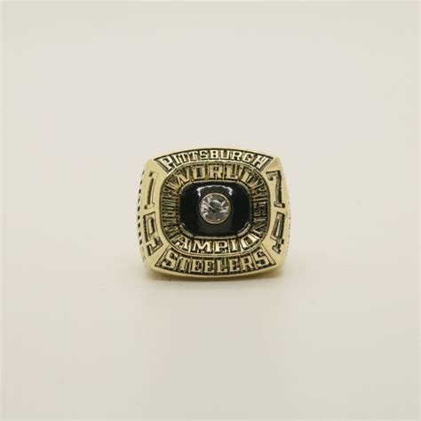 6 Pittsburgh Steelers Super Bowl Rings Set Silver