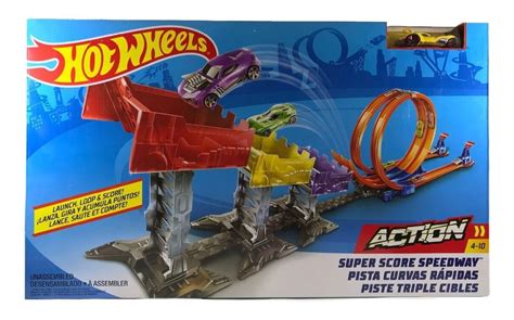 Pista Curvas Rapidas Hot Wheels Mattel Auto Oferta En Mercado Libre