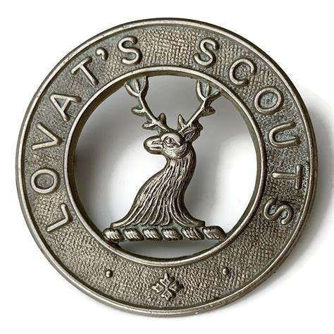 The Lovat Scouts Regiment Lovat's Scottish Cap Badge