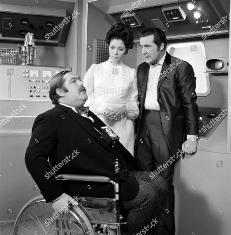 Patrick Newell Linda Thorson Patrick Macnee Editorial Stock Photo