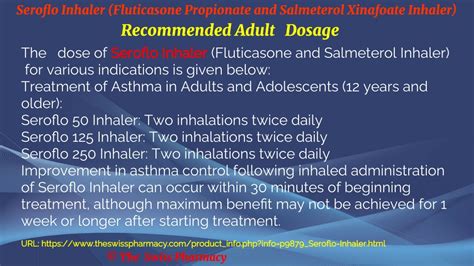 PPT - Seroflo Inhaler (Fluticasone Propionate and Salmeterol Xinafoate ...