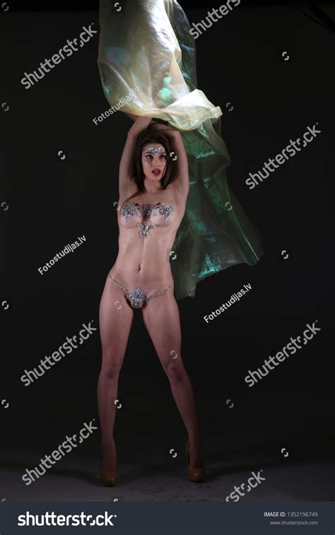 Sexy Brunette Beautiful Woman Posing Lingerie Stock Photo 1352196749 Shutterstock