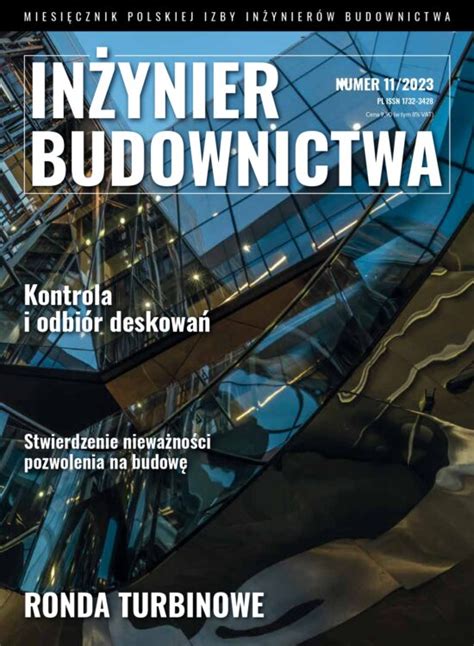 In Ynier Budownictwa Wersja Drukowana In Ynier Budownictwa