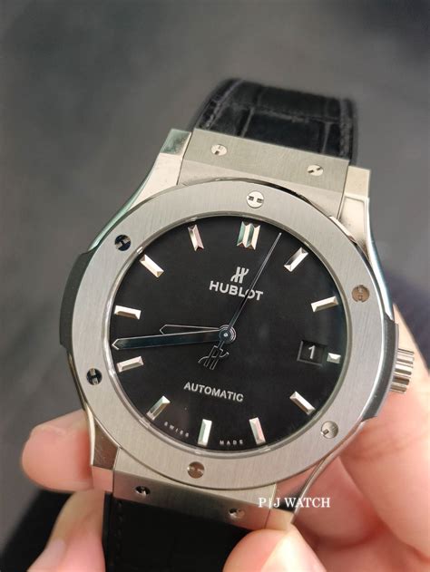 Hublot Classic Fusion 42mm Titanium Matte Black Dial Ref542nx1171lr