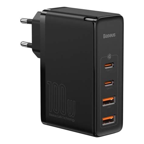 Baseus Carregador R Pido Baseus Xusb E Usb C W Eu Ccgan P L