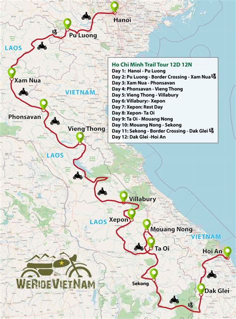 ho chi minh trail laos vietnam motorbike