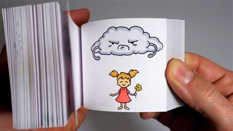 Grumpy Cloud FLIPBOOK In 2024 Flip Books Art Flip Book Animation