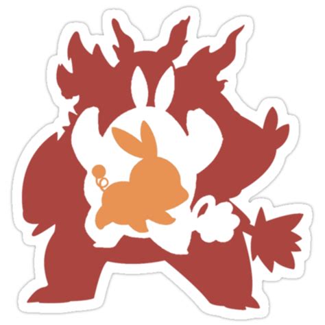 "Tepig Evolution" Stickers by Wren Garrot | Redbubble