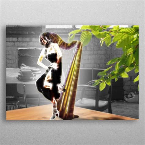 Magic Harp Poster By Eka Dharmayuda Displate Metal Artwork