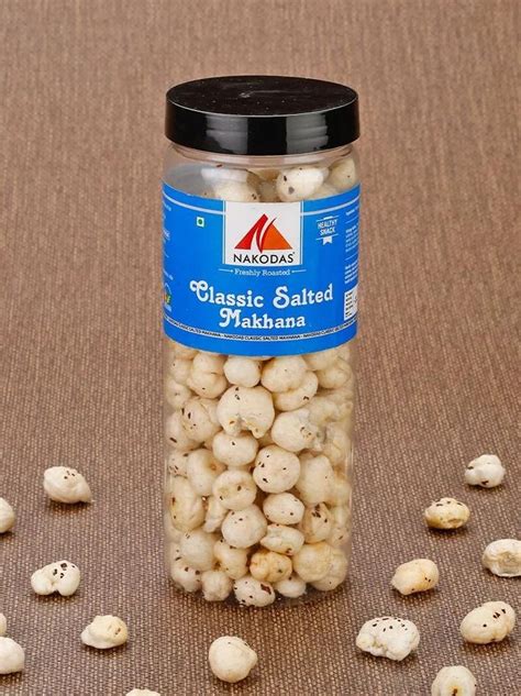 Rice 100g Nakodas Classic Salted Makhana Packaging Size 100 Grams At