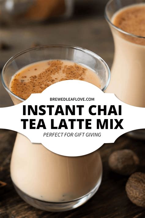 Instant Chai Tea Latte Mix Recipe Tea Mix Recipe Chai Tea Recipe