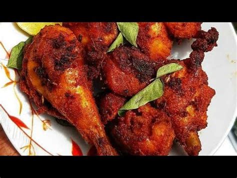 Easy Thattukada Style Chicken Fry Kerala Style Recipe Youtube