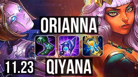 Orianna Vs Qiyana Mid 65 Winrate 1025 Dominating Euw Diamond