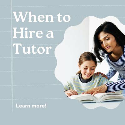 When to Hire a Tutor - Tutor Pasadena, South Pasadena, San Marino ... 