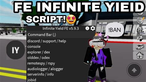 OP Roblox Fe Admin Commands Infinite Yield Script Hydrogen Fluxus