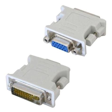 Adaptador Dvi I Pinos Macho Para Vga Pinos Femea Js