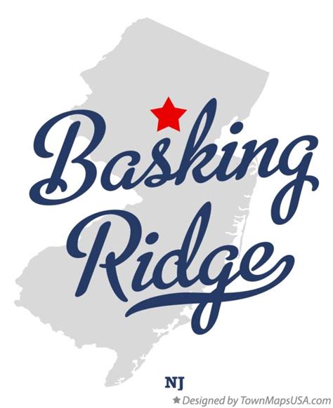 Map of Basking Ridge, NJ, New Jersey