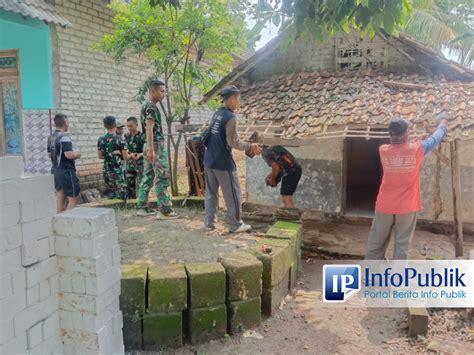 Infopublik Bersama Warga Kodim Lamongan Pengerjaan Sasaran