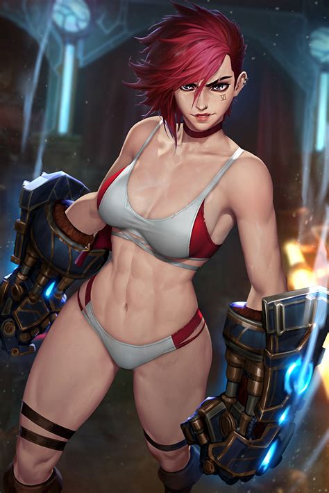 Vi League Of Legends And More Drawn By Neoartcore Danbooru