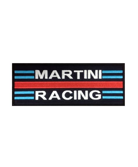 0924 Embroidered Badge Patch Sew On 25x10 MARTINI RACING