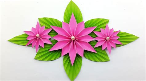 Creative Flowers Paper Craft | Best Flower Site