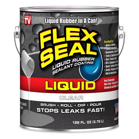 Flex Seal Liquid® Clear 1 Gal Rubber Sealant Coating