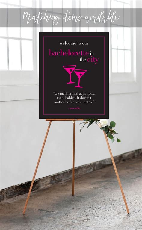 The ULTIMATE Sex And The City Bachelorette Party Printable Etsy