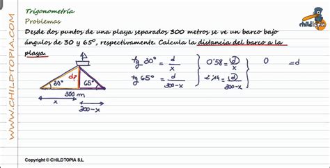 Trigonometr A Problemas De Eso Matem Ticas Youtube